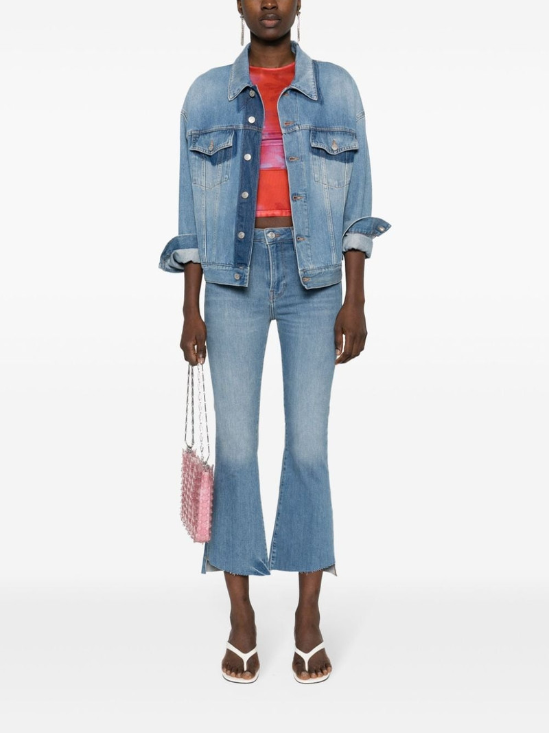 FRAME whiskering-effect bootcut jeans outlook