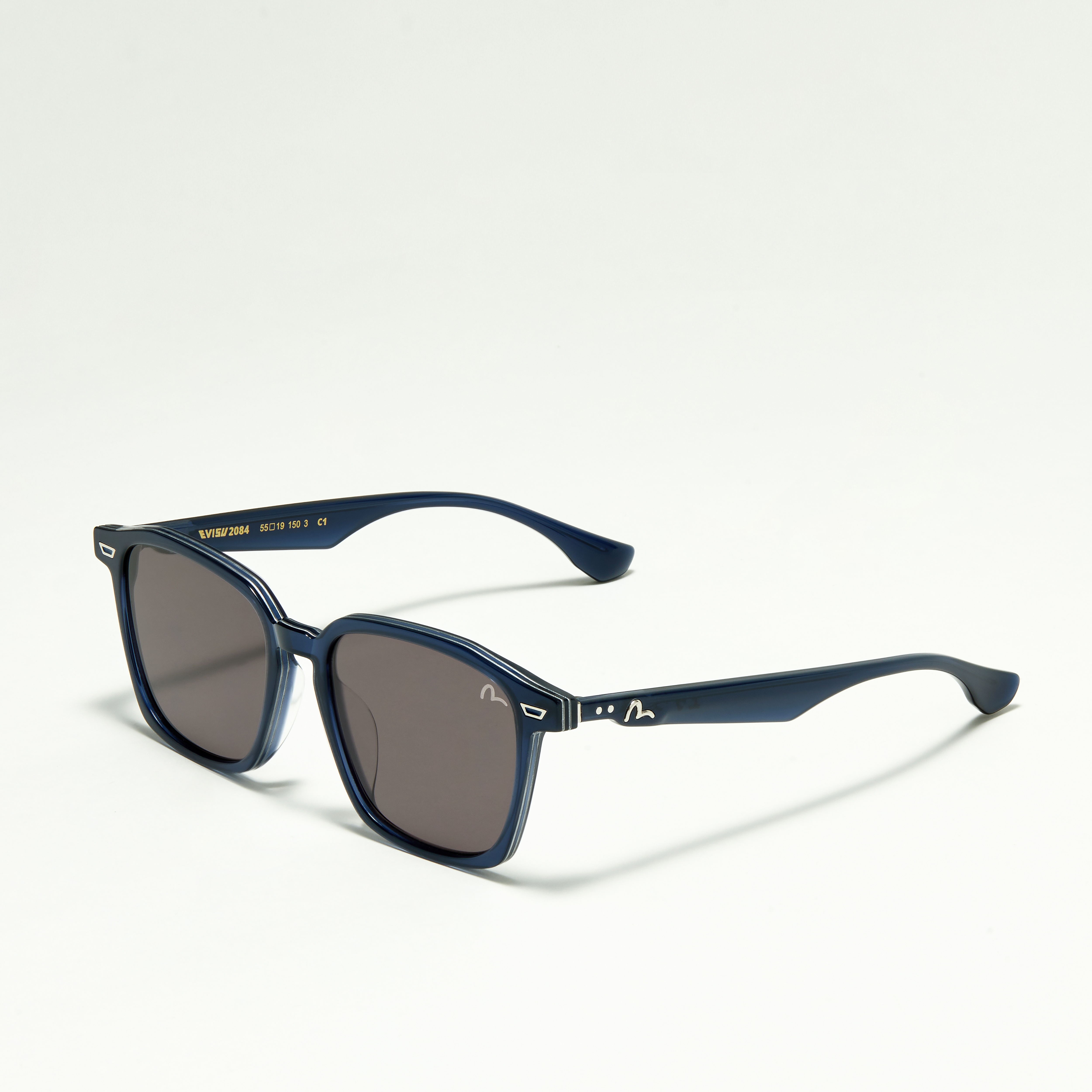 CONTRAST TRIM SQUARE SUNGLASSES 2