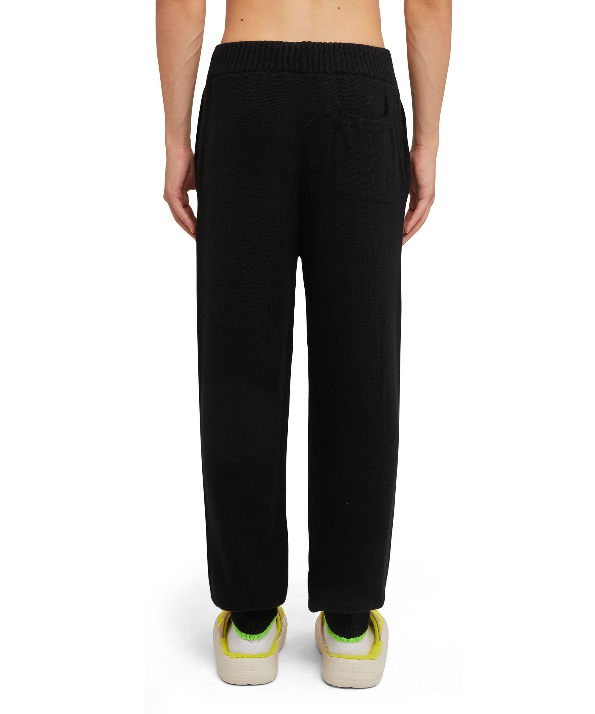 Wool and cashmere track pants - 3
