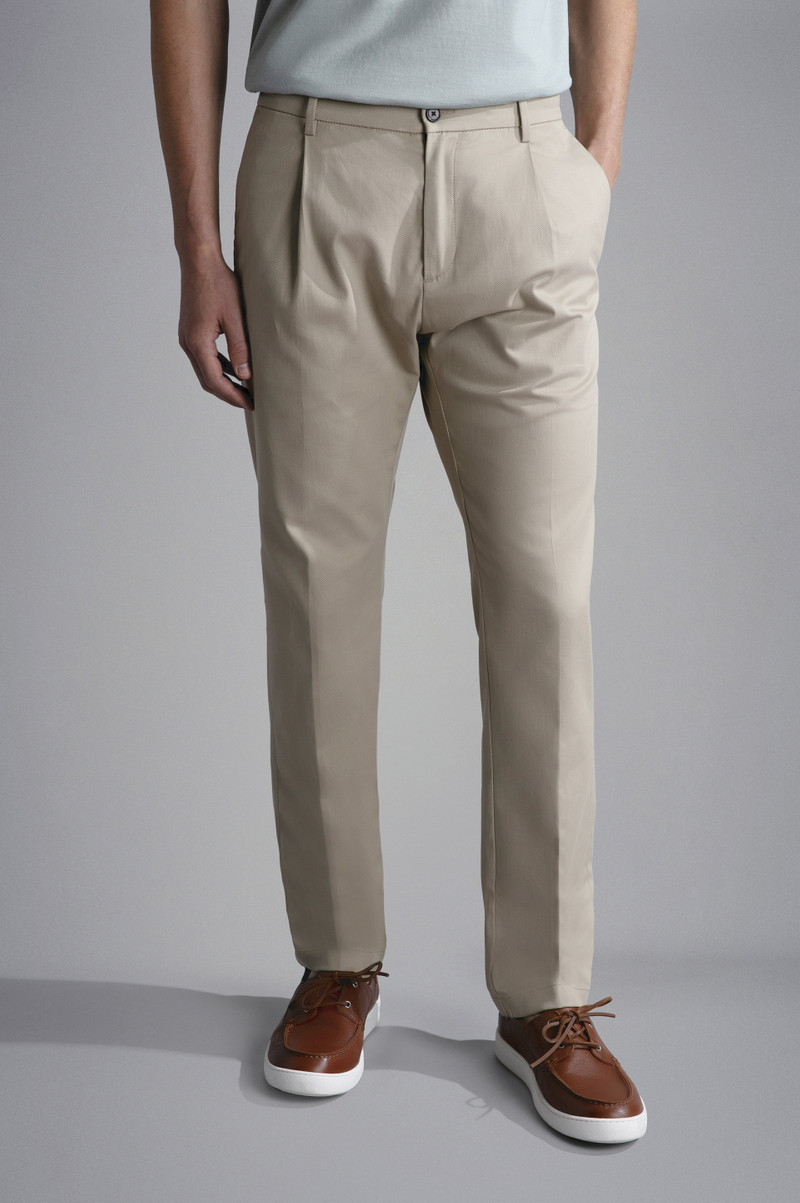 COTTON STRETCH CHINO TROUSERS 6