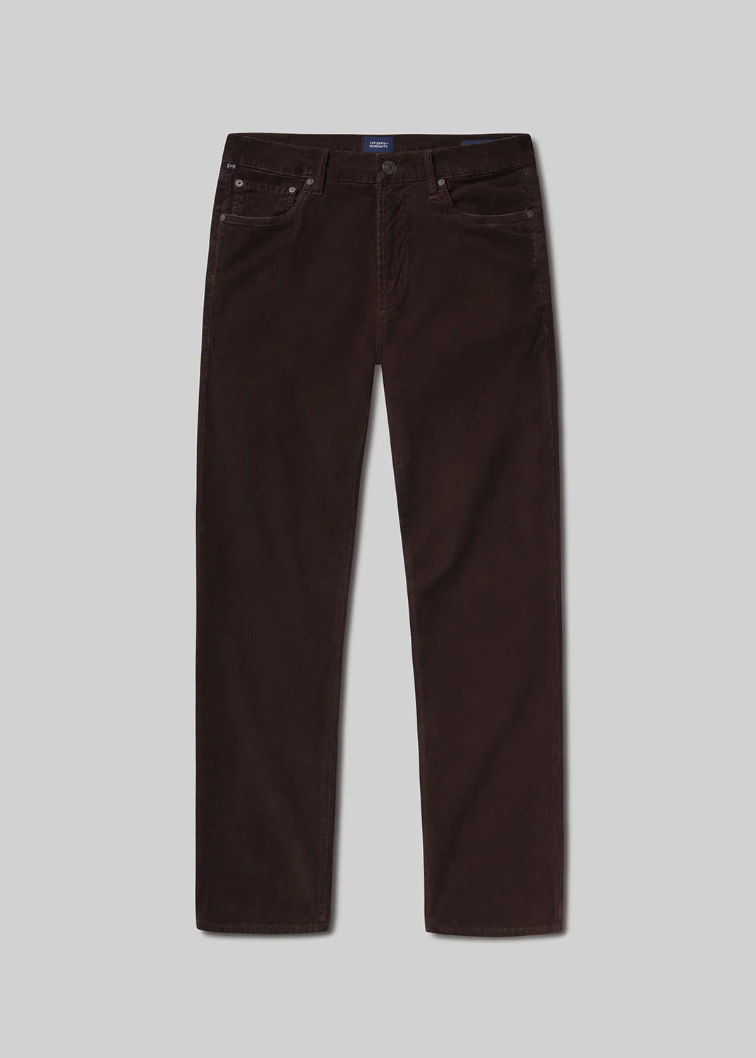 Gage Slim Straight Corduroy In Brown - 1