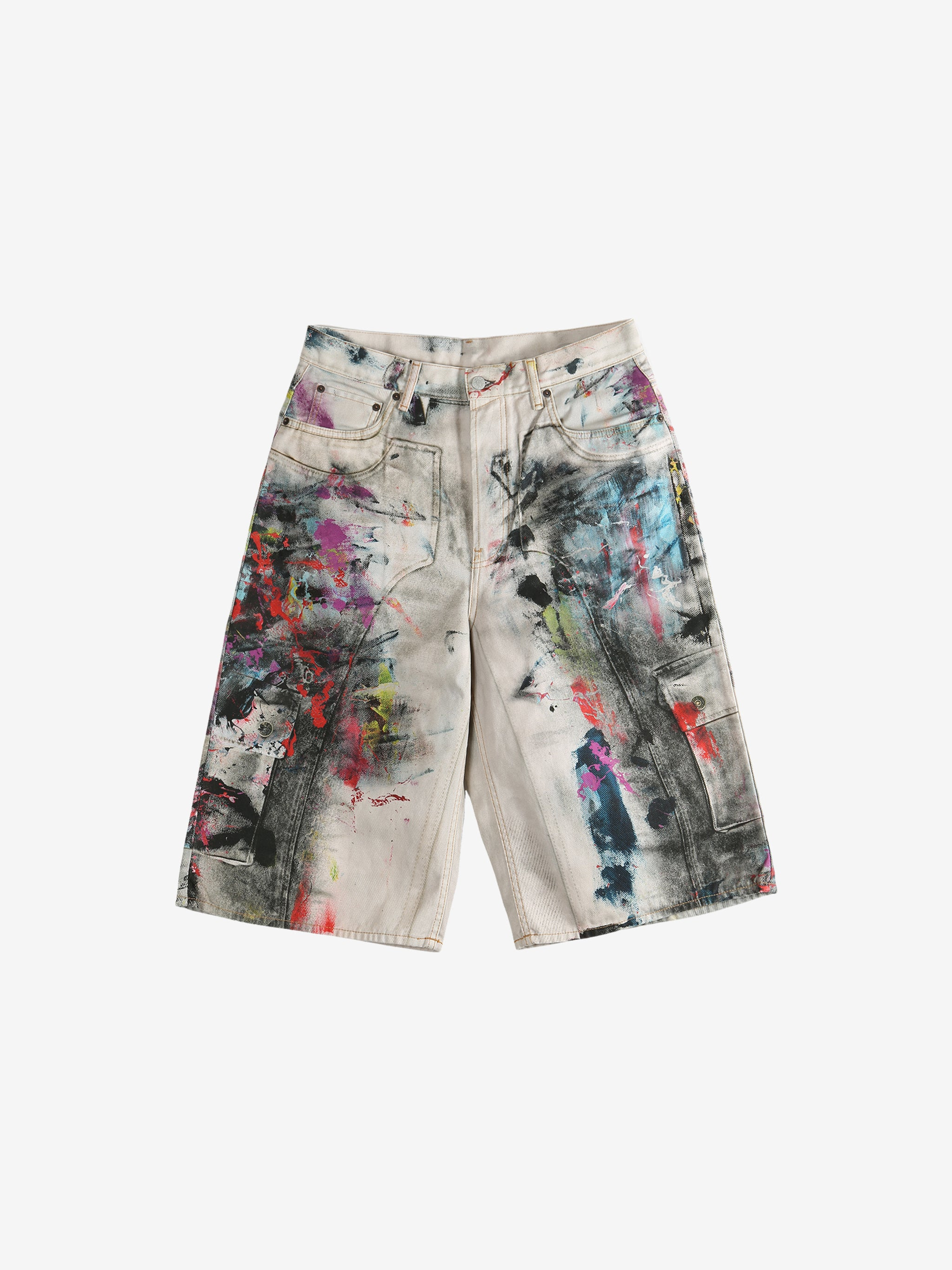 ACNE STUDIOS - Men Graffiti Shorts - 4