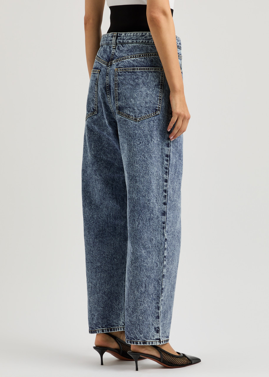 Layered straight-leg jeans - 3