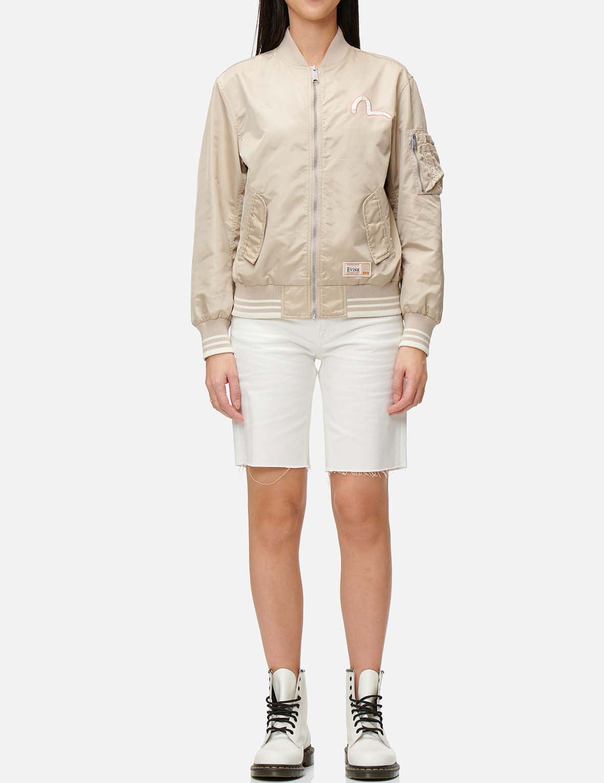 Patched Seagull and Godhead Bomber Jacket - 6