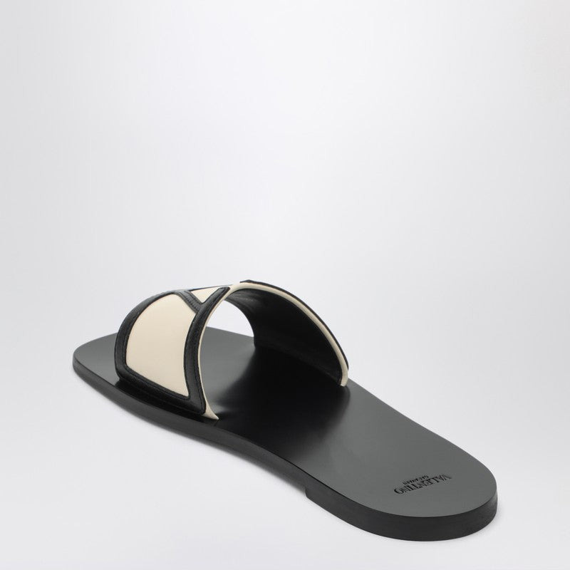 Valentino Garavani Viva Superstar Black Canvas Slide Sandal Women - 2