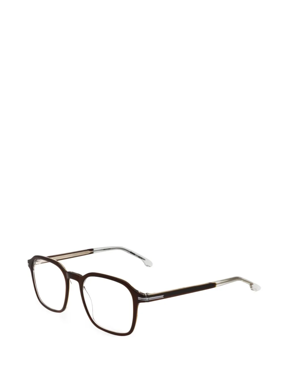 geometric-frame glasses - 1