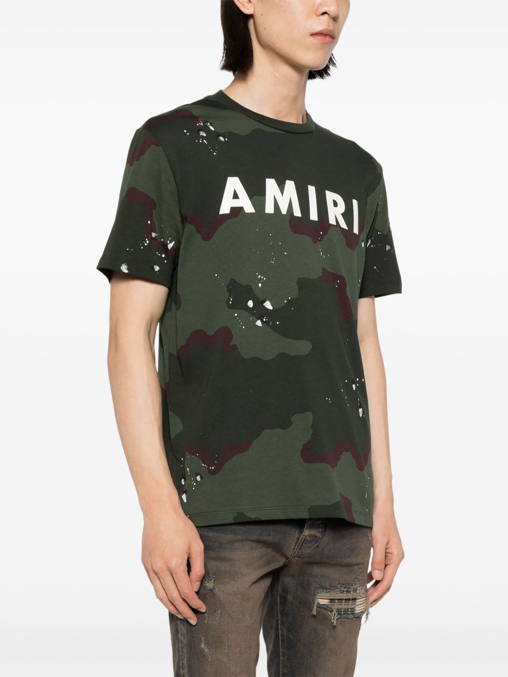 logo-print cotton T-shirt - 3