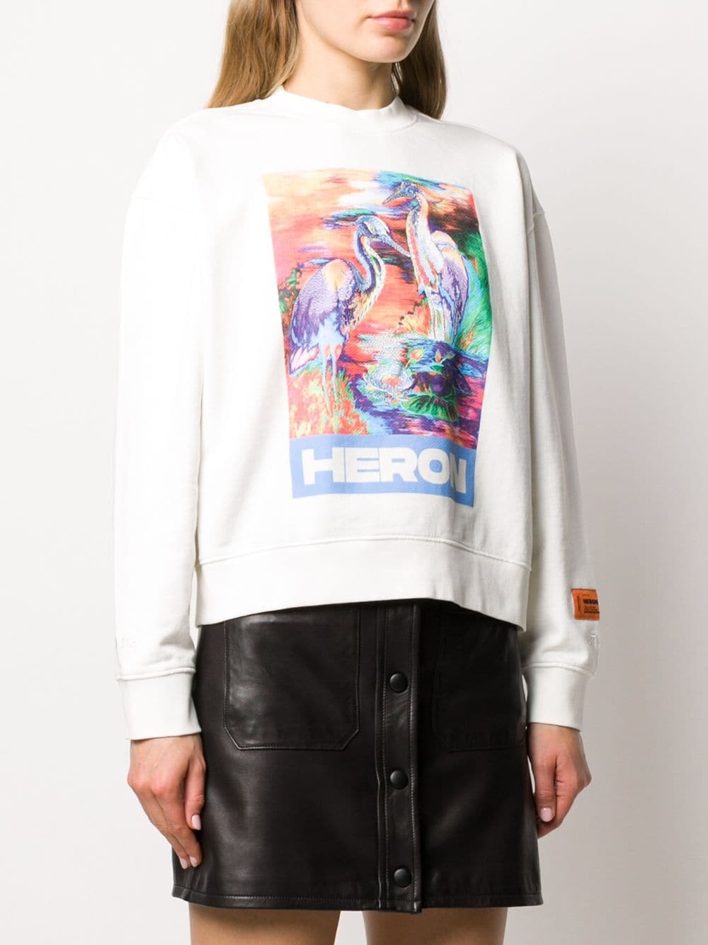 heron print sweatshirt - 3