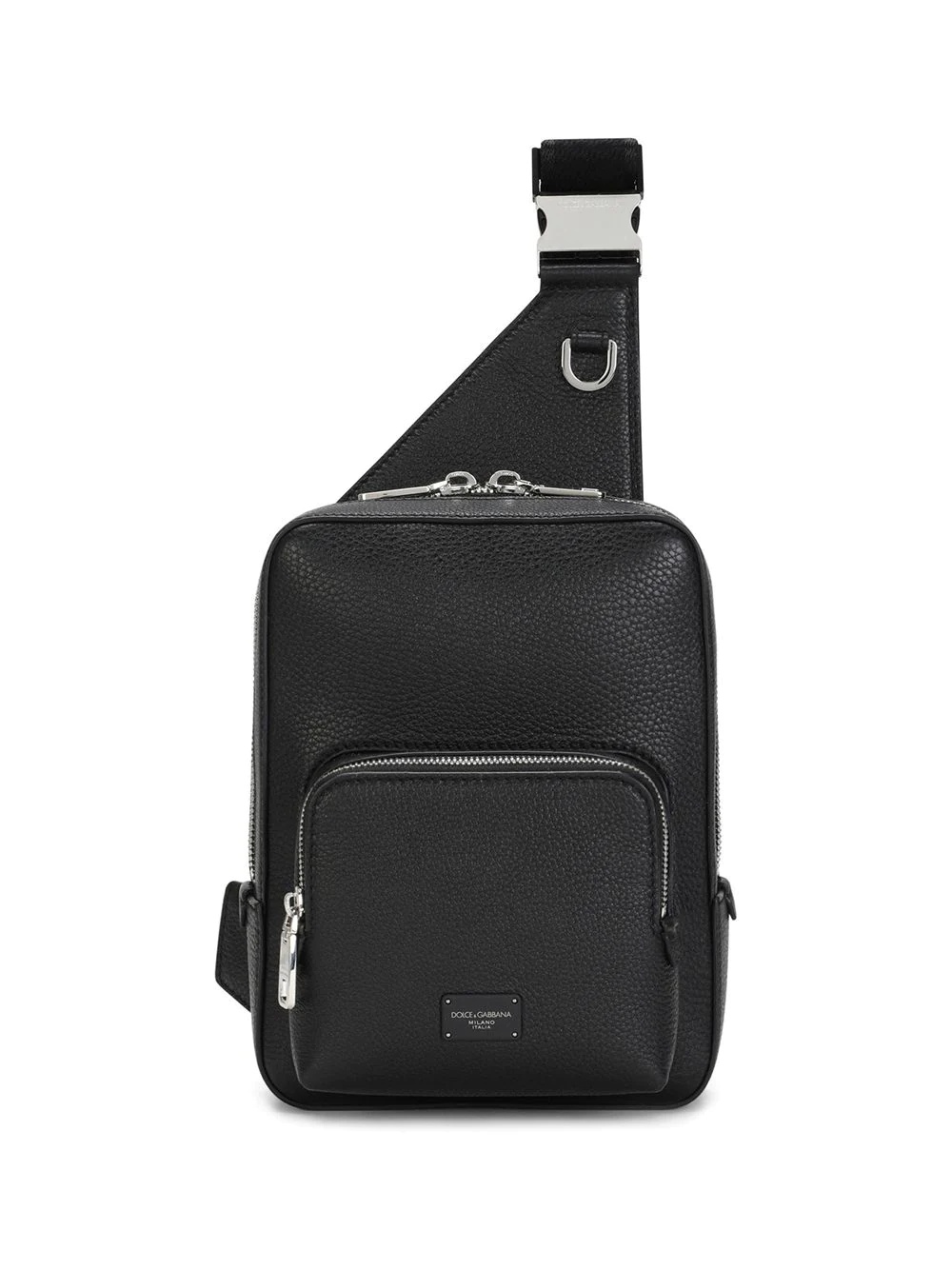 zip-around leather belt bag - 1