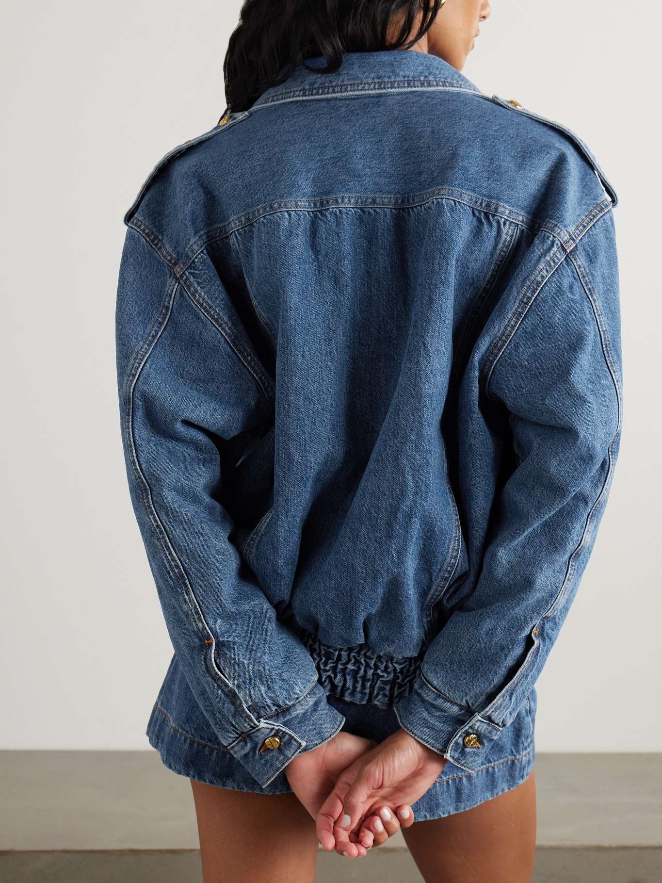 Nariida Charlie denim bomber jacket - 4