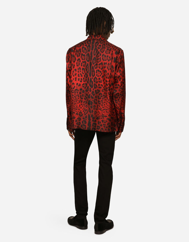 Black skinny stretch jeans with patch detailing 3