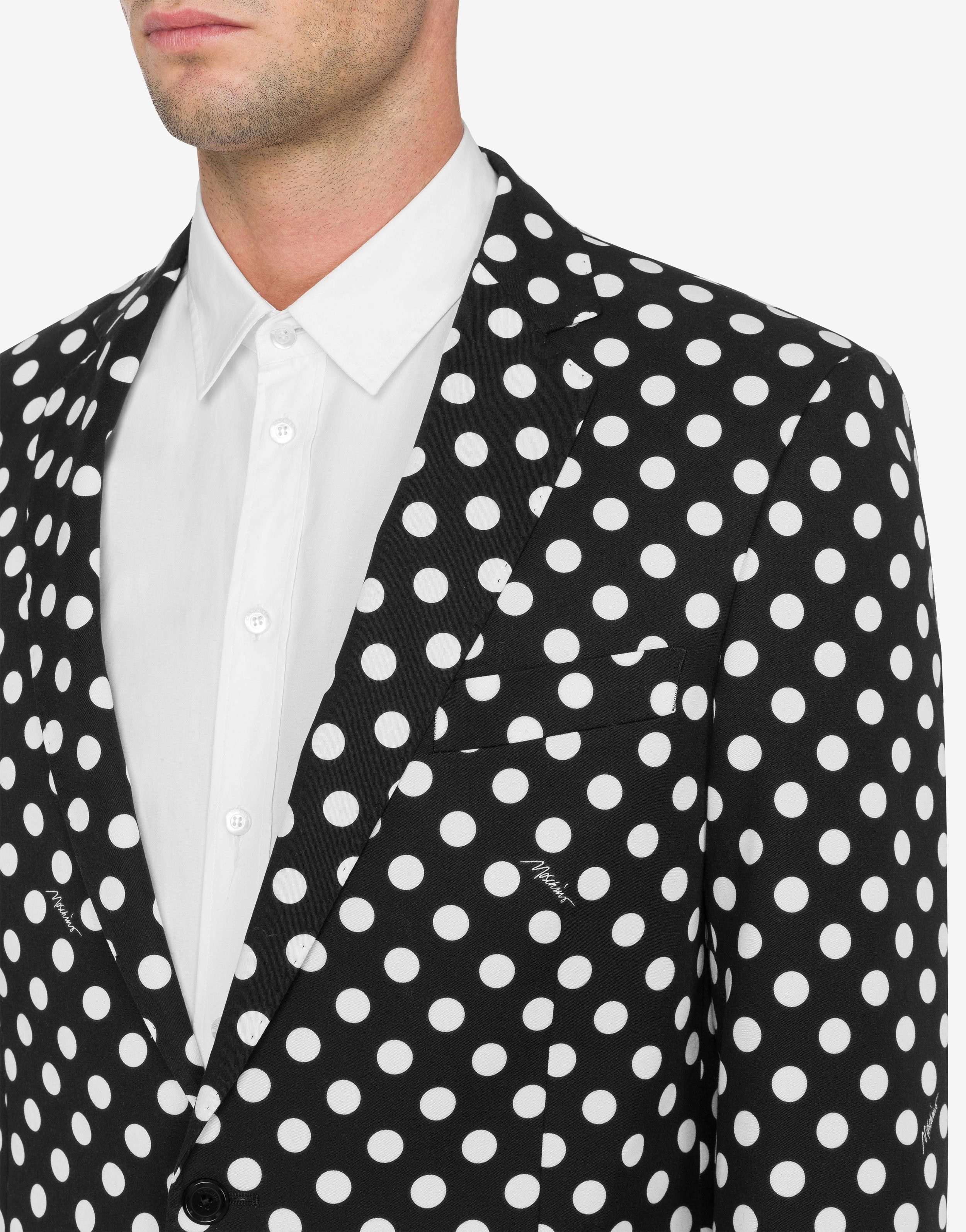 ALLOVER POLKA DOTS JACKET - 4