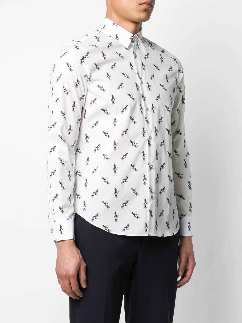 rabbit print shirt - 3