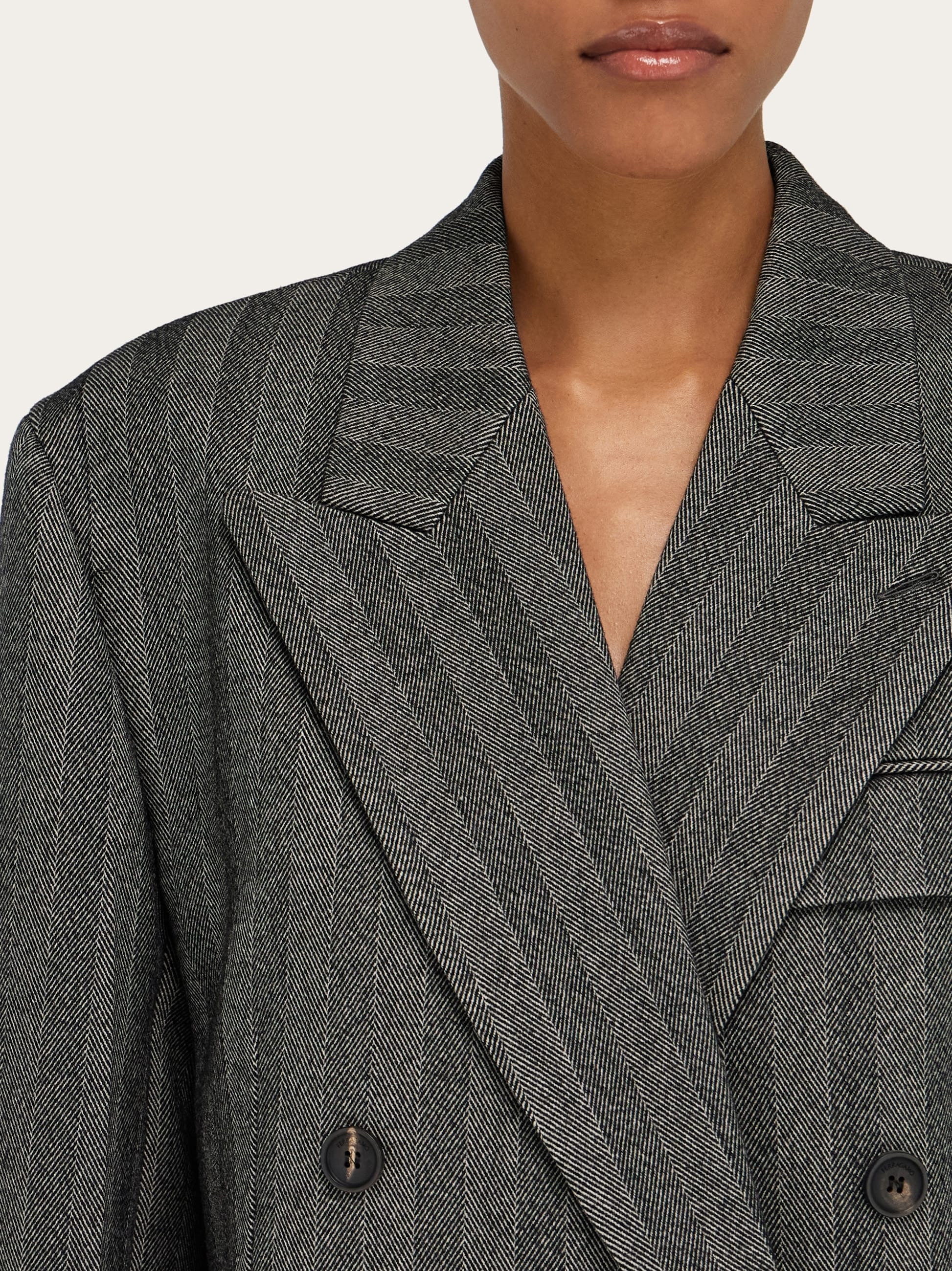 Oversize double breasted blazer - 5