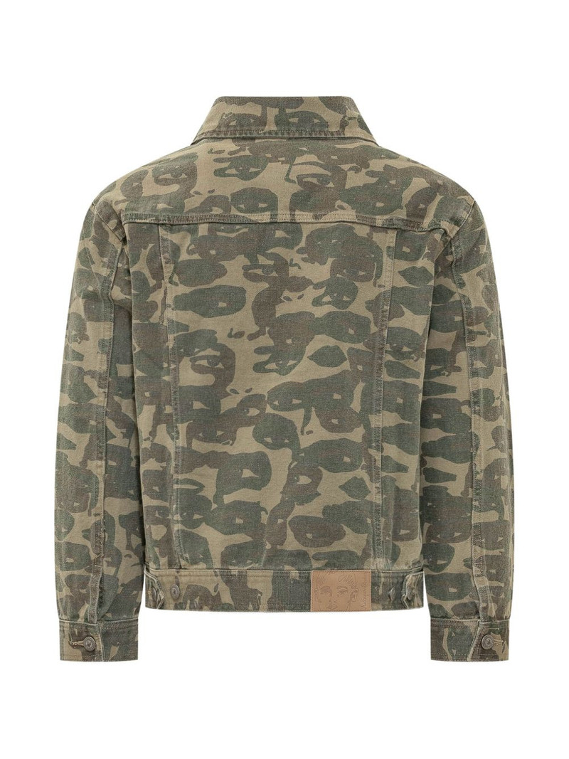 KidSuper camouflage button jacket outlook