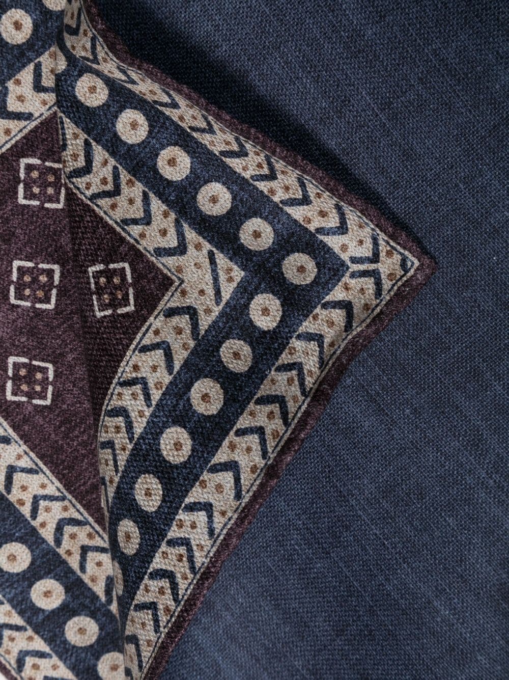 reversible silk pocket square - 3