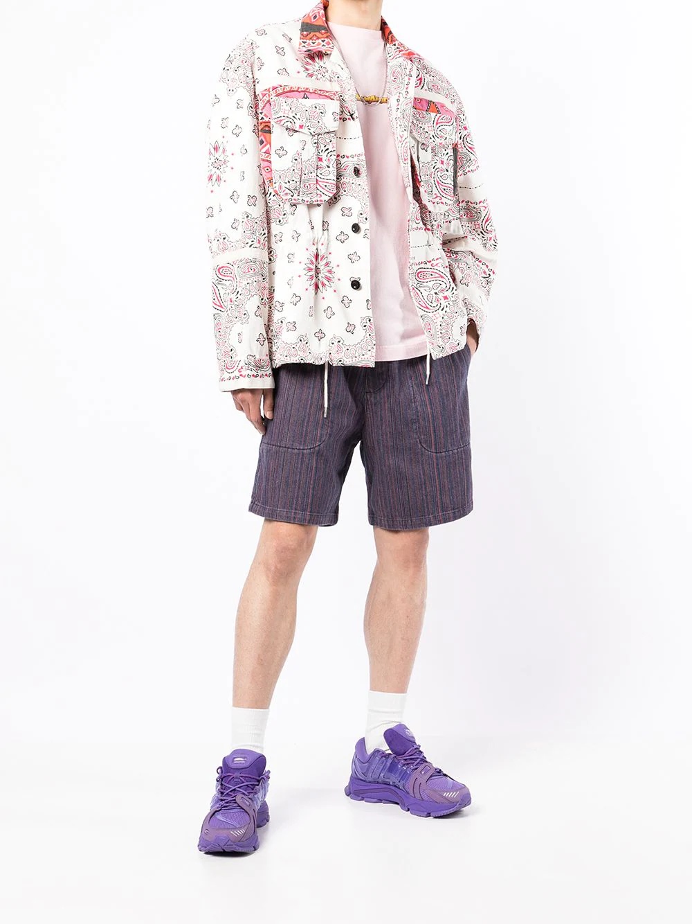 sacai 19AW paisley print jacket / SIZE：3 sacai paisley-print shirt jacket | REVERSIBLE