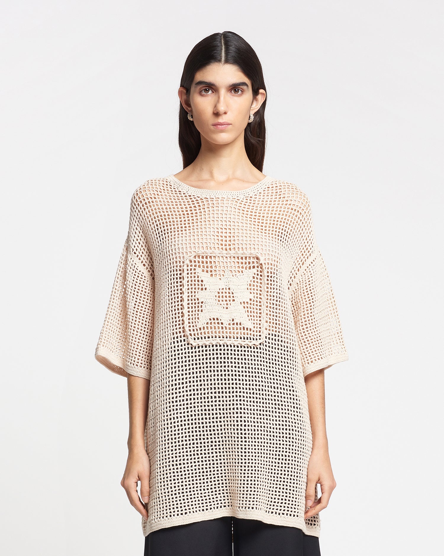 Crochet Lace T-Shirt - 3