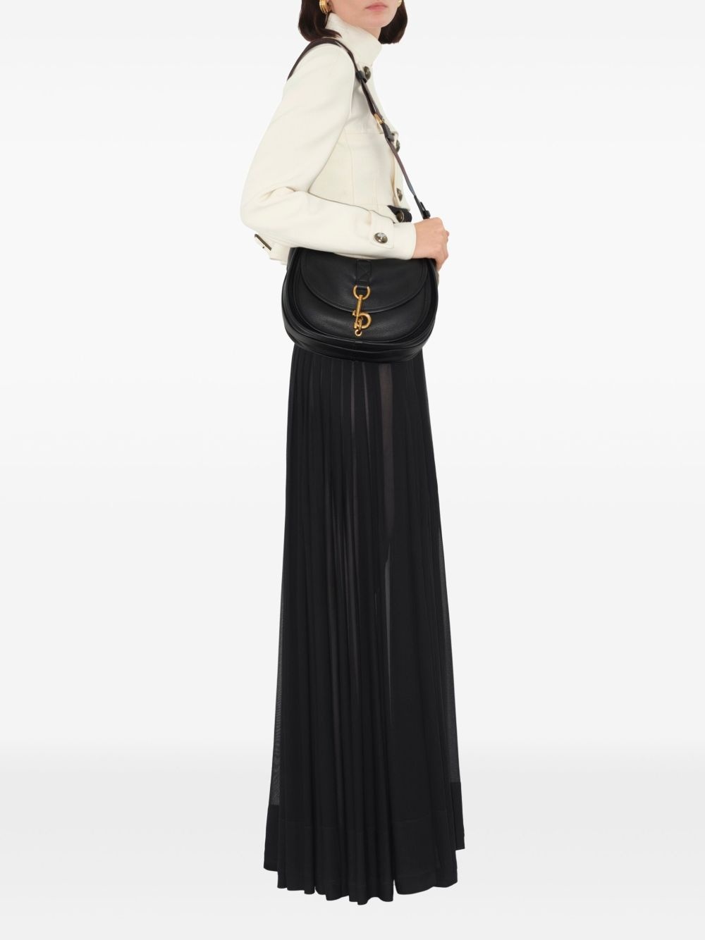 pleated maxi skirt - 3