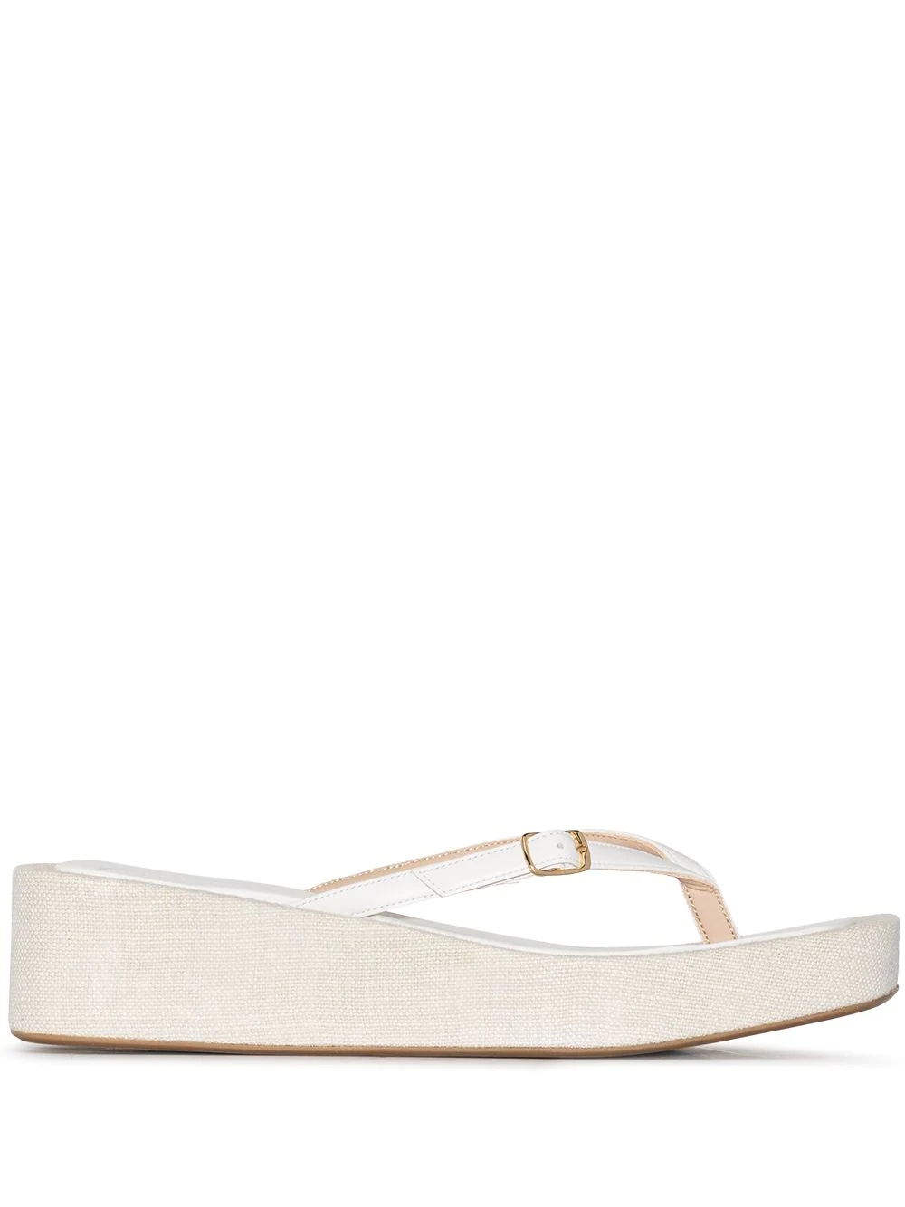 Les Tatanes Lin flatform sandals - 1