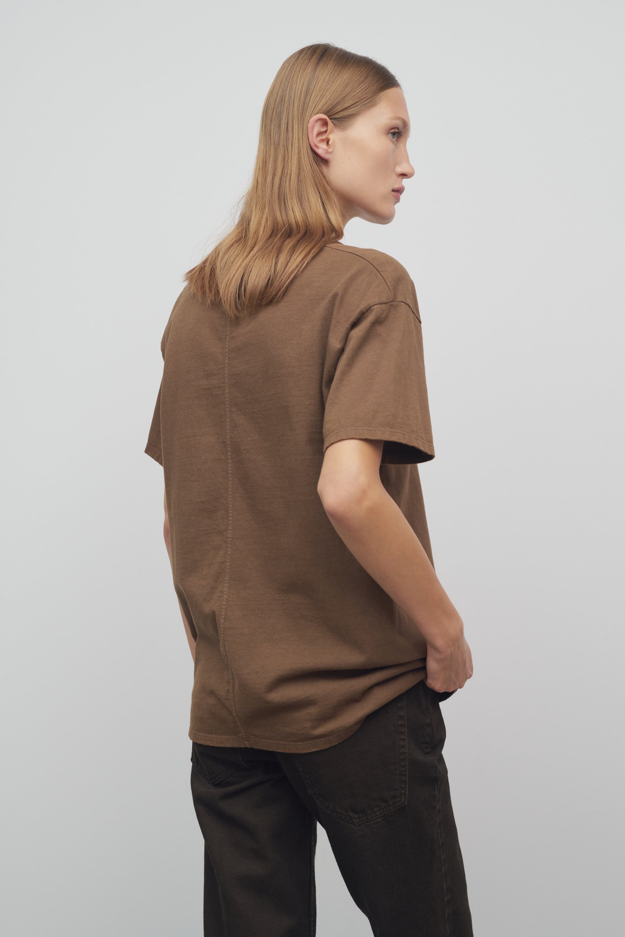 Ash Top in Cotton and Silk - 5