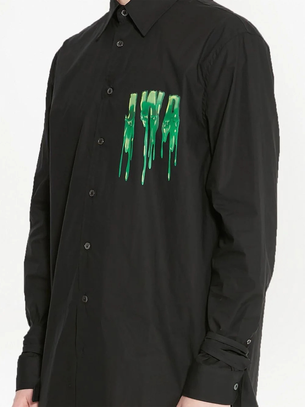 slime-logo long-sleeve shirt - 5