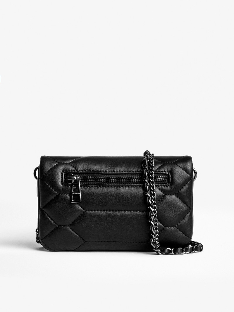 Zadig & Voltaire Rock Nano Quilted Clutch outlook