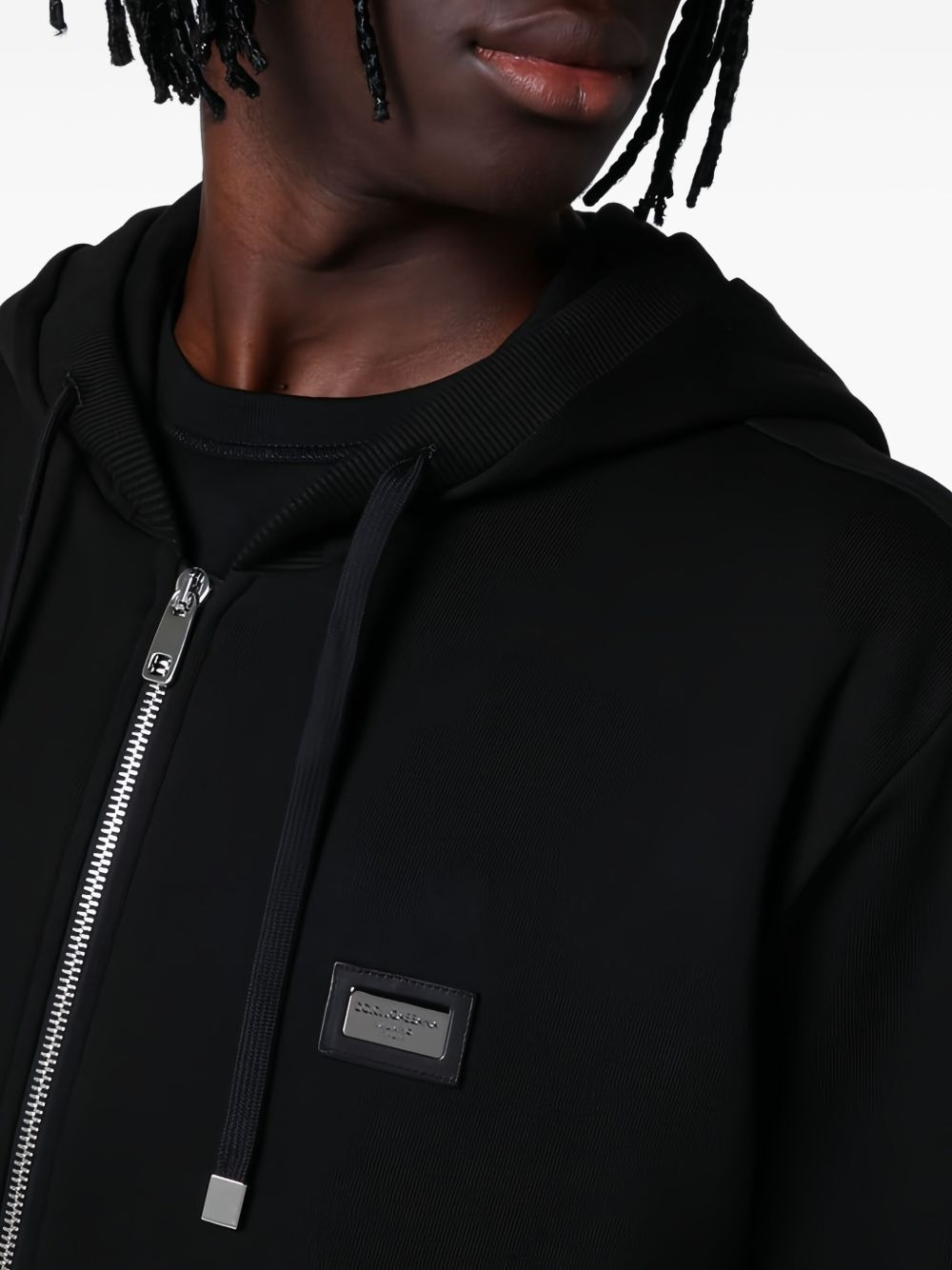 drawstring zip hoodie - 5
