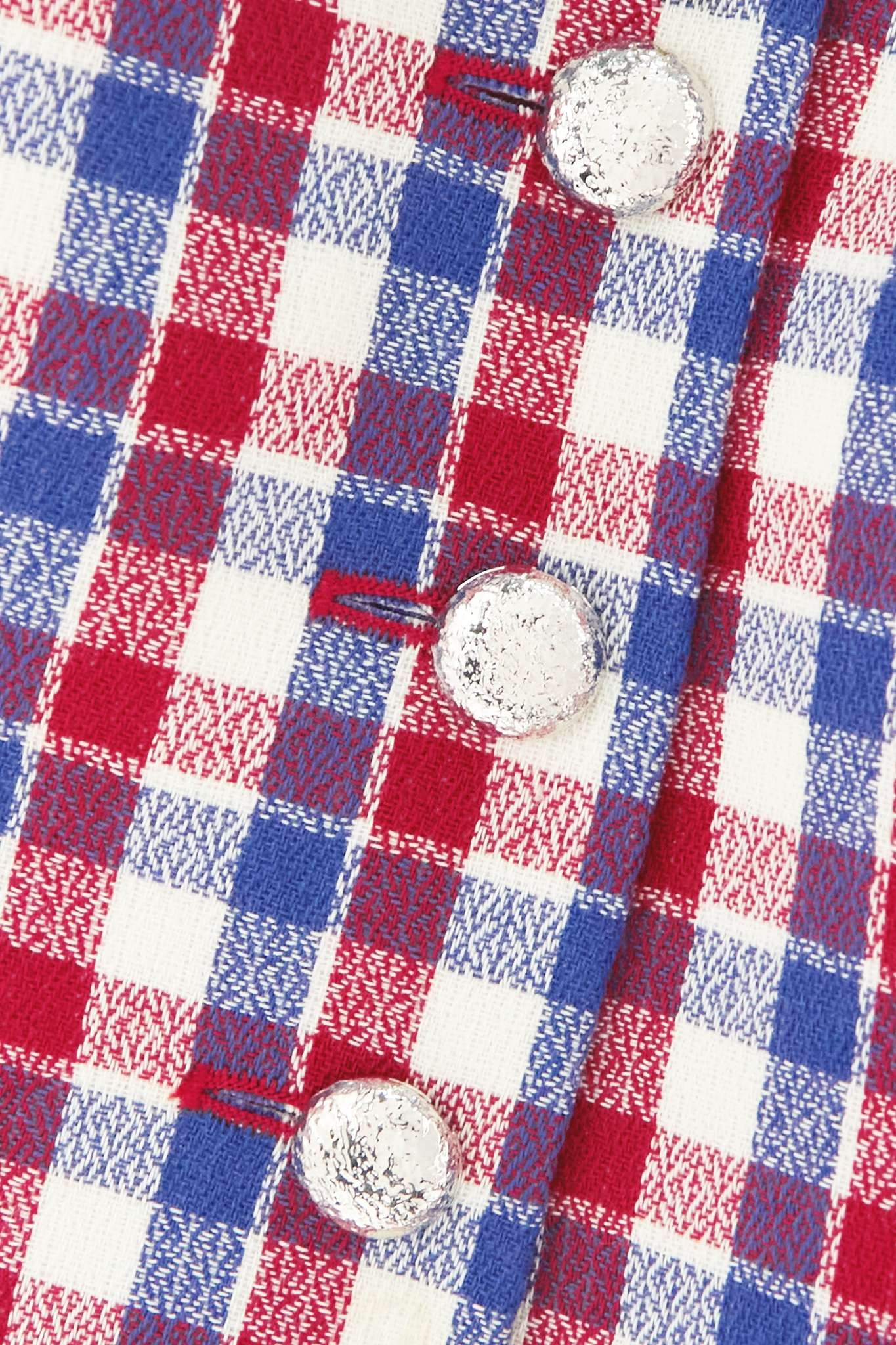 Cropped checked tweed jacket - 5