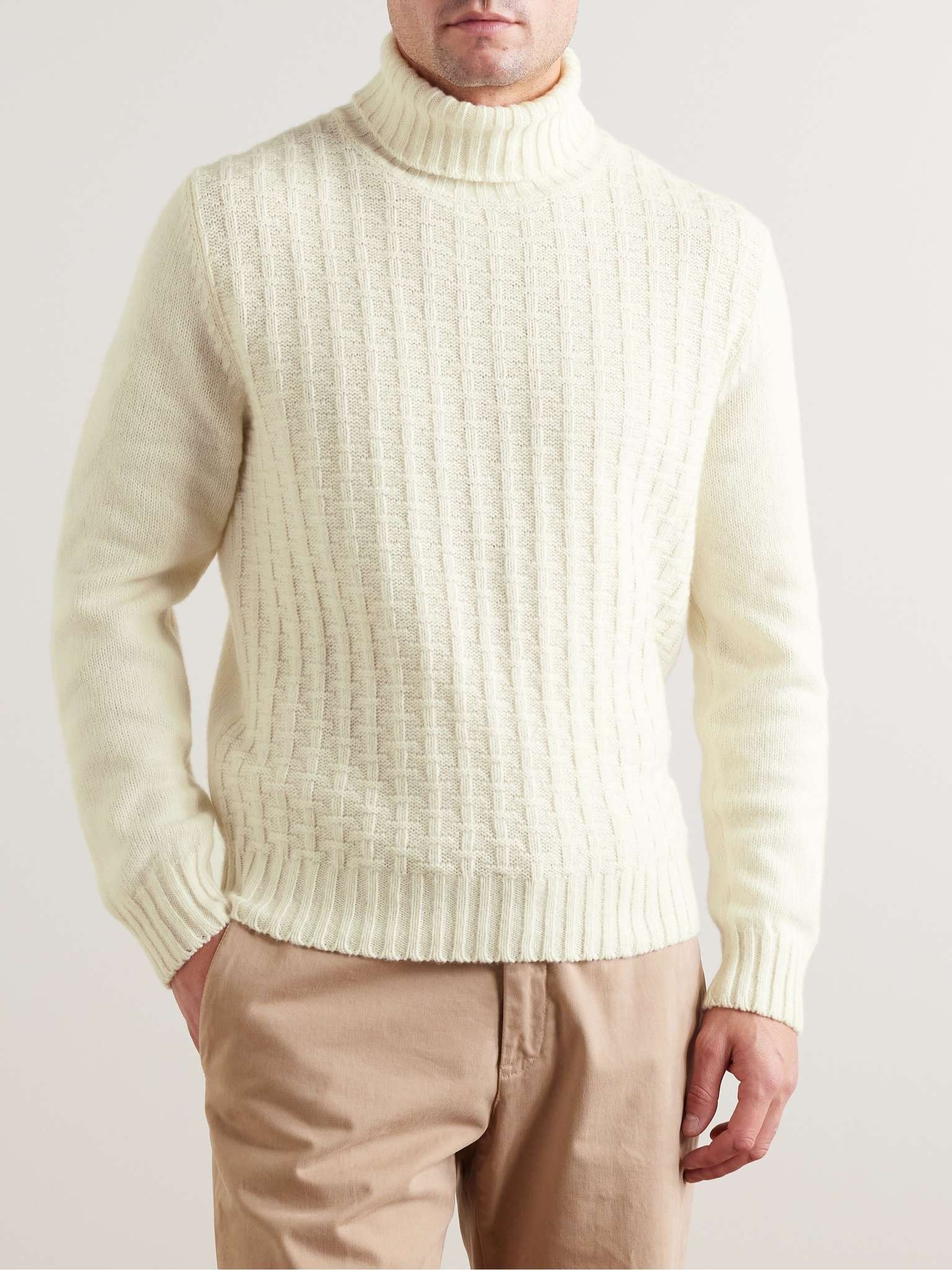 Wool-Blend Rollneck Sweater - 3