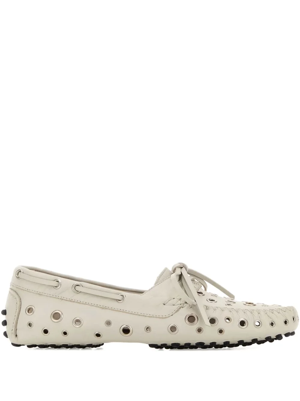 eyelets boat shoes - 1