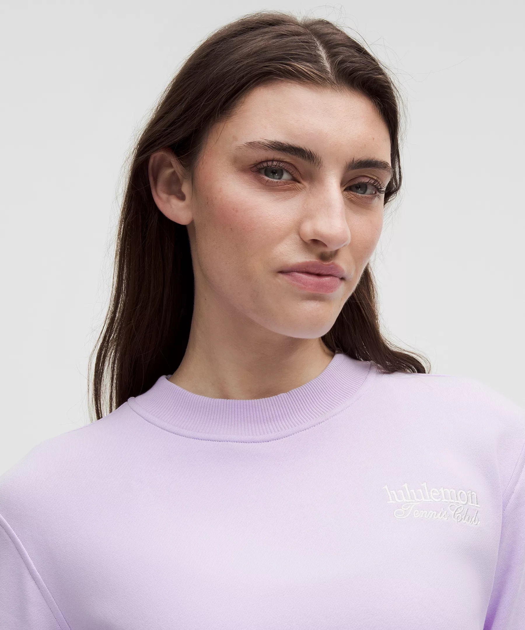 Cotton French Terry Crewneck Pullover *Tennis Club - 5