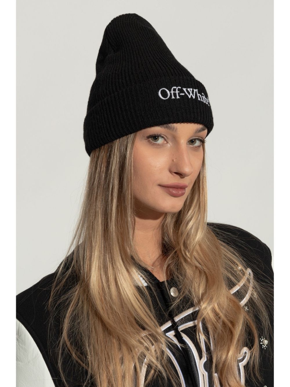 logo-embroidered beanie - 2