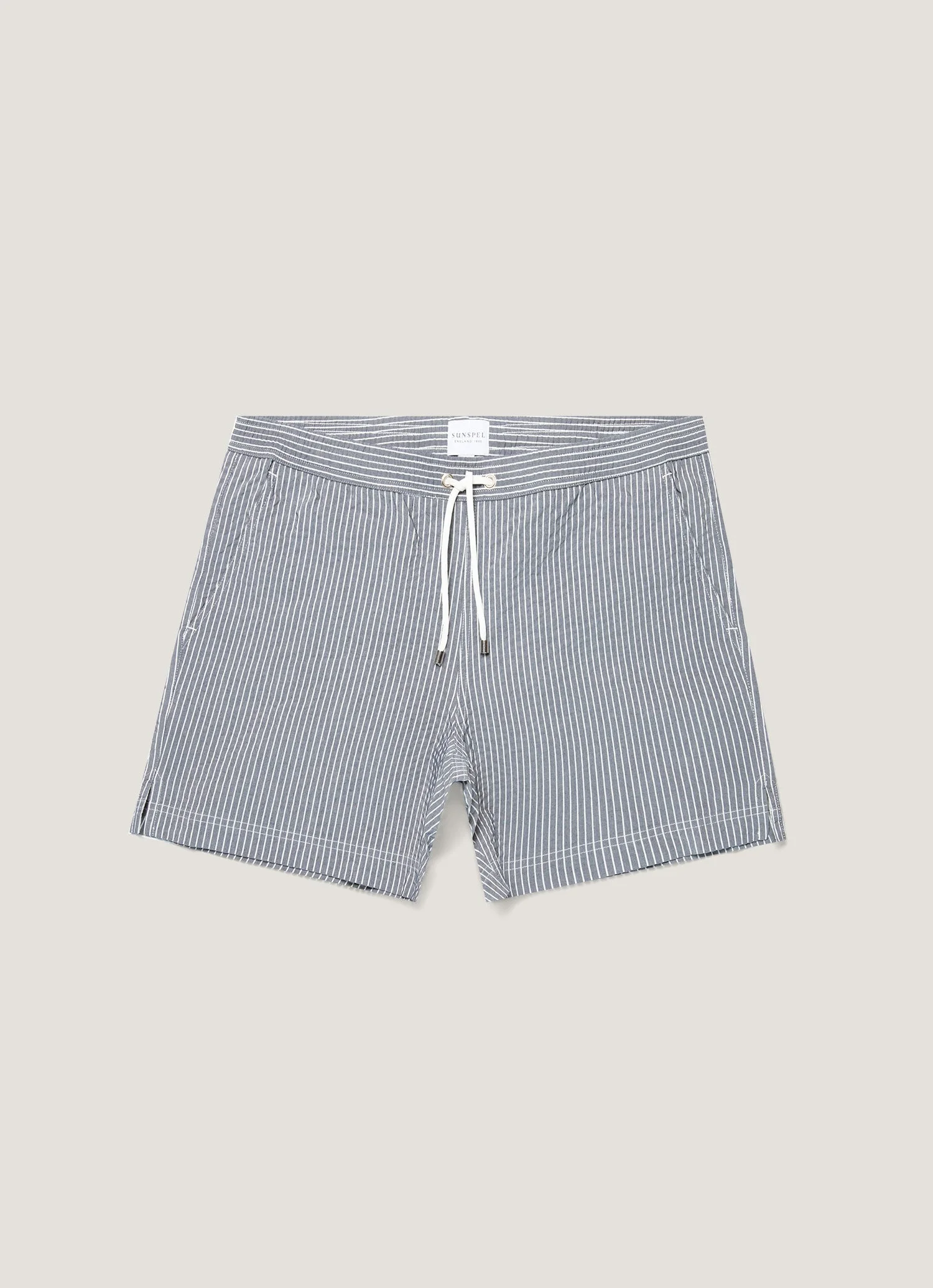 Seersucker Swim Shorts - 1