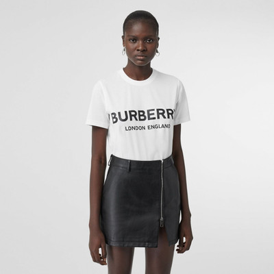 Burberry Logo Print Cotton T-shirt outlook