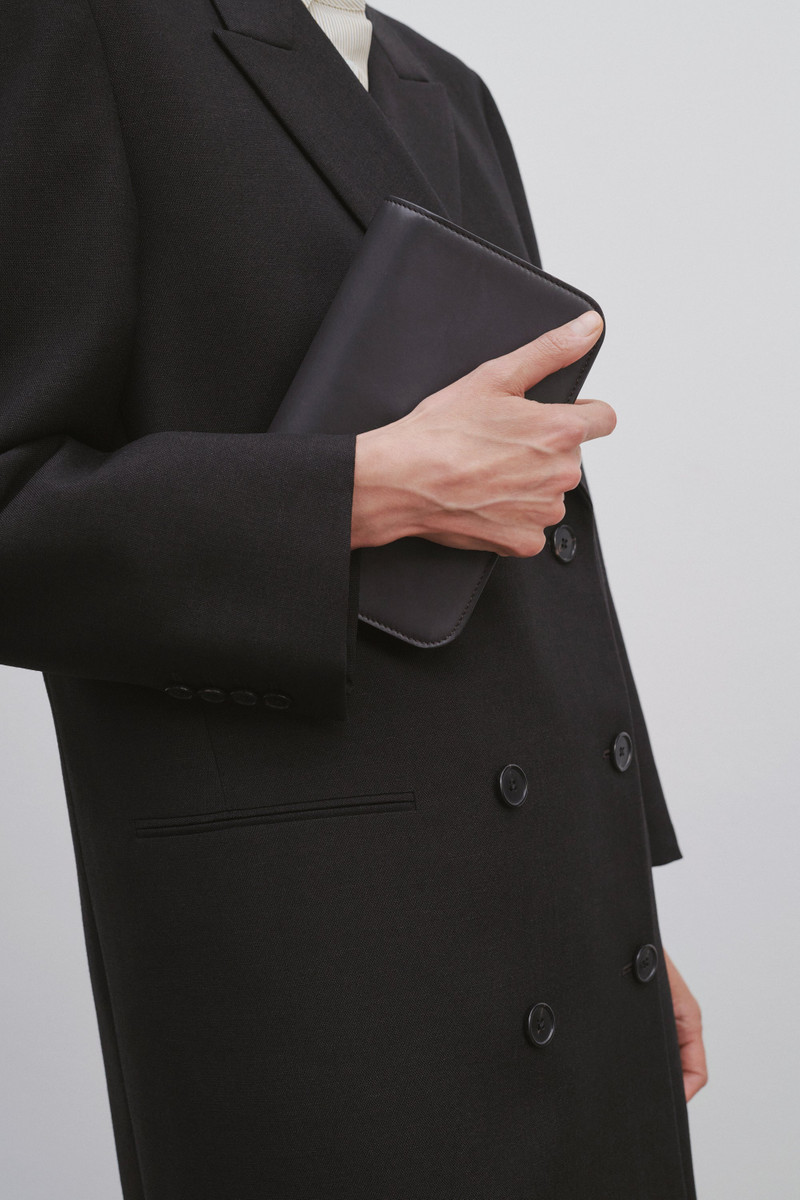 Multi Gusset Clutch in Leather 6