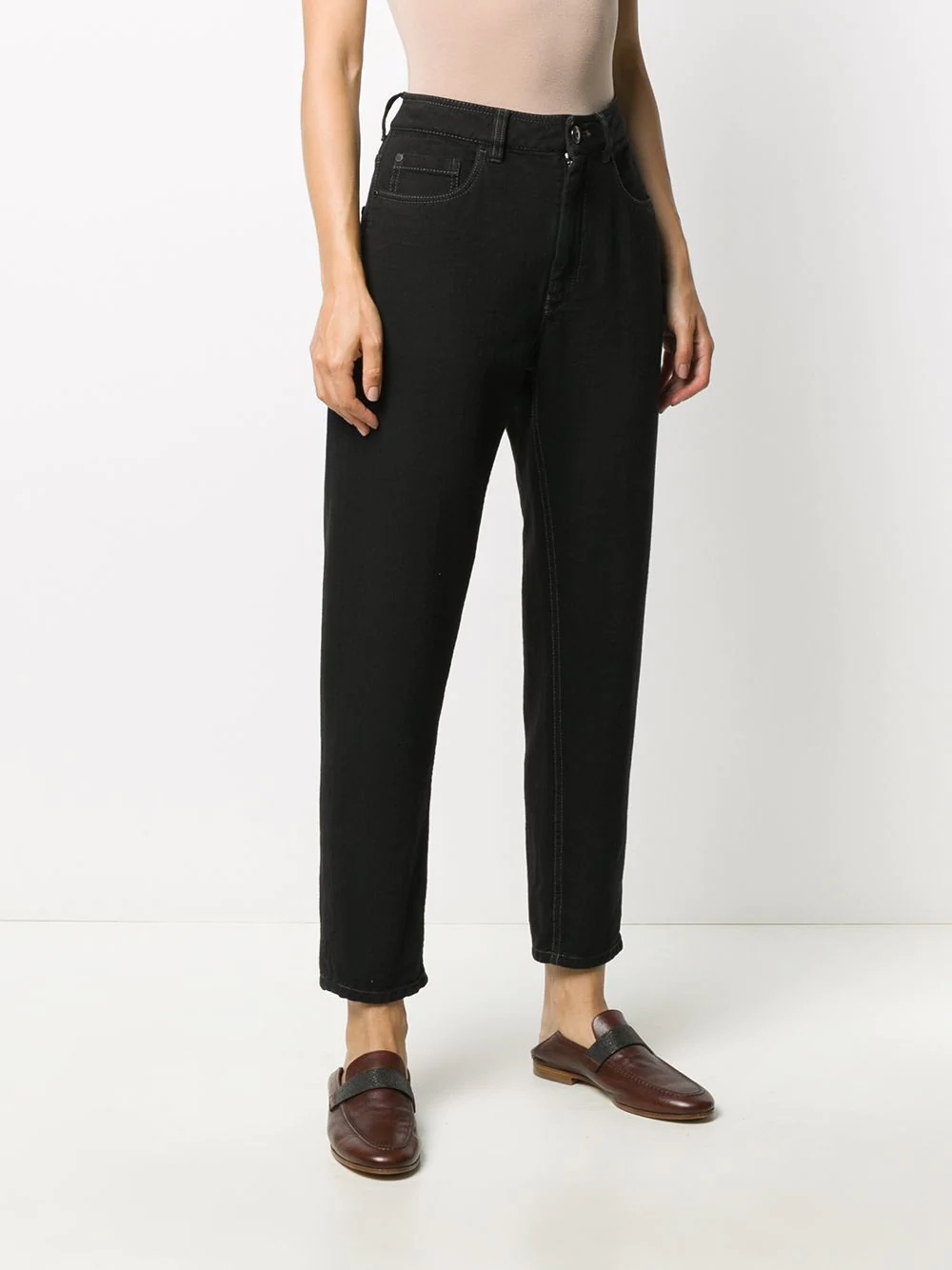 relaxed-fit cotton jeans - 3