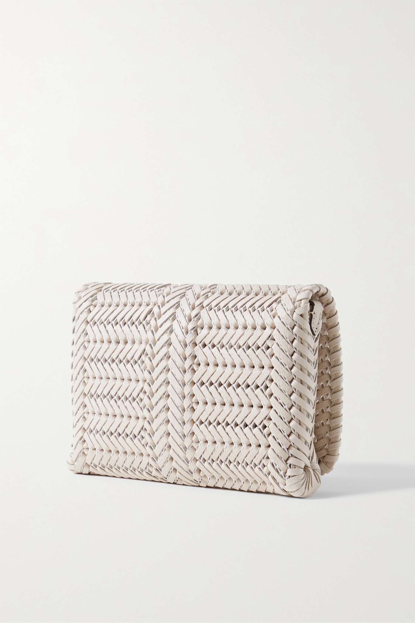 The Neeson woven leather shoulder bag - 3