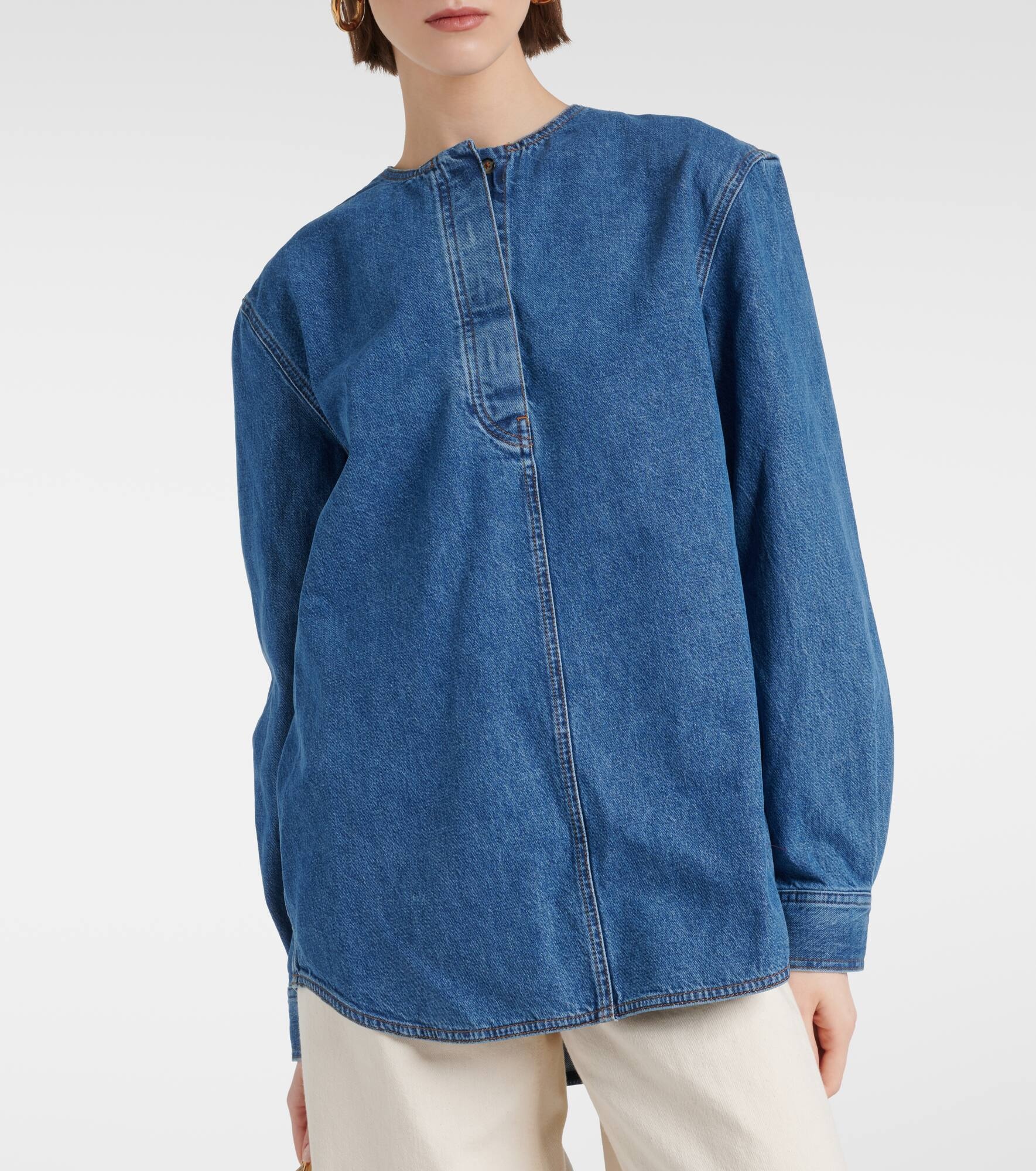 Denim overshirt - 6