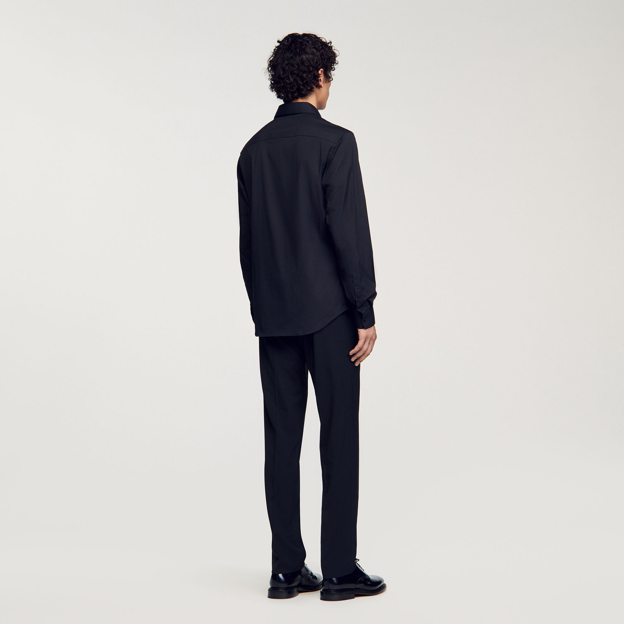 FITTED STRETCH COTTON SHIRT - 6