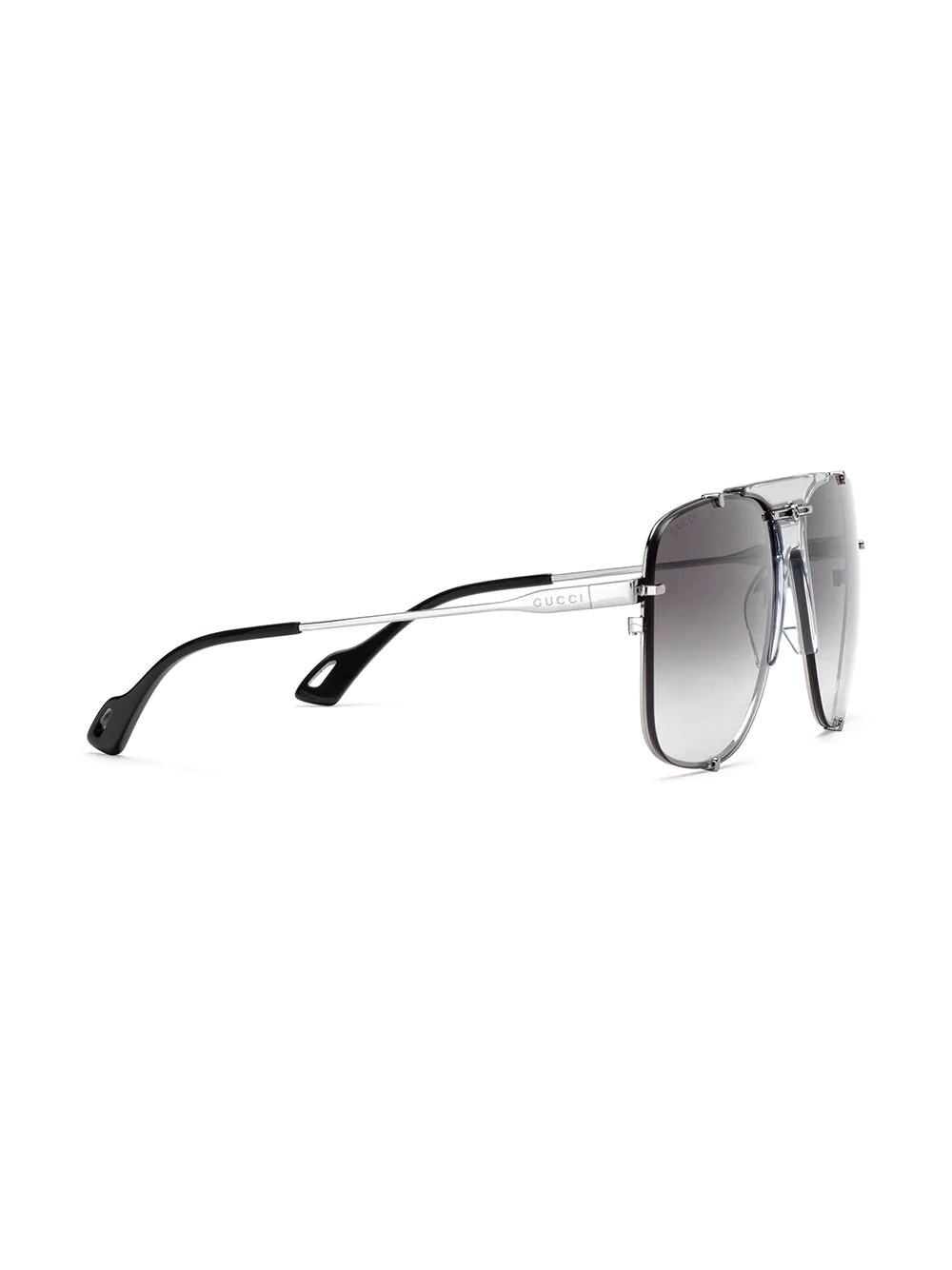 square aviator-frame sunglasses - 2