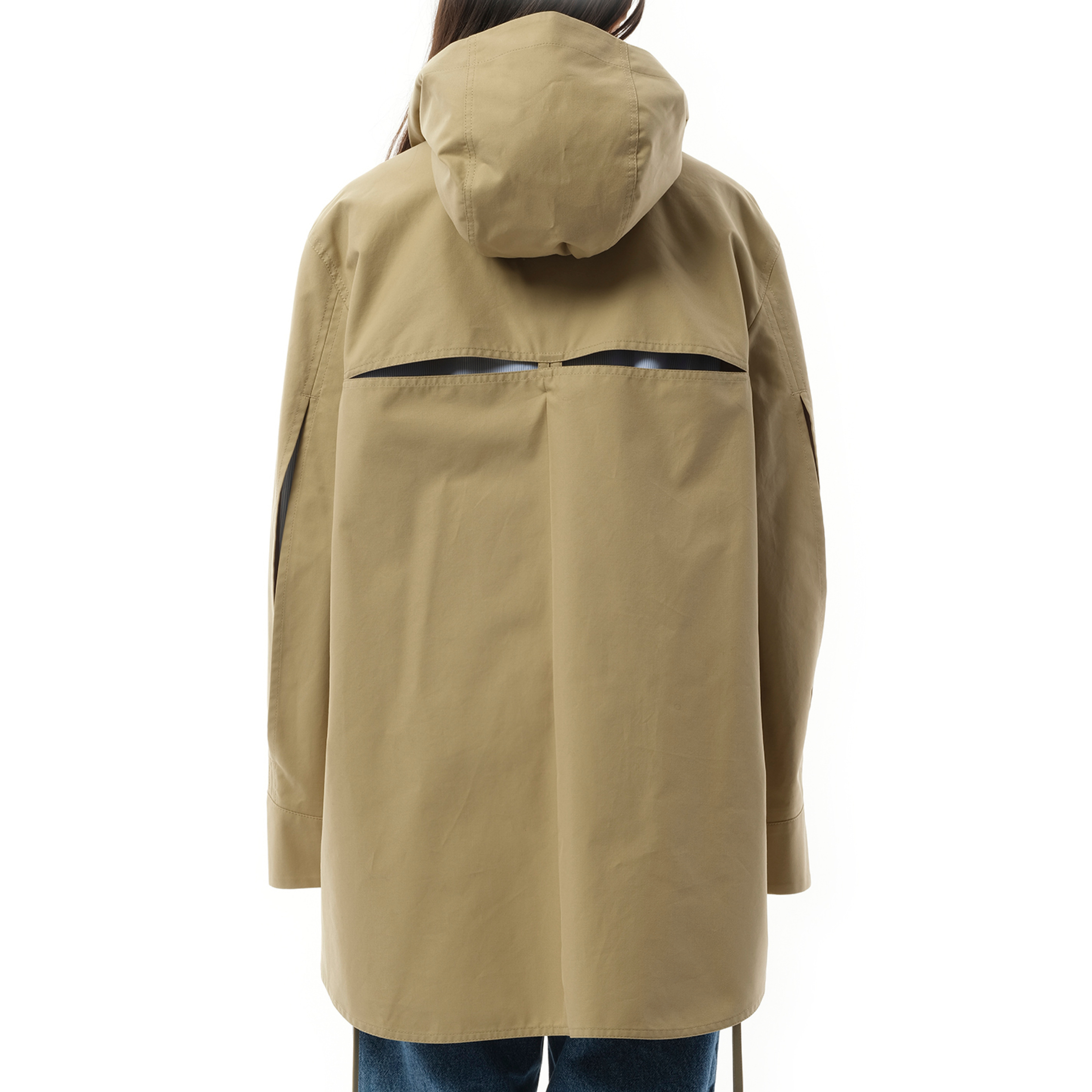 Hooded Anagram Parka in Sweet Caramel - 6
