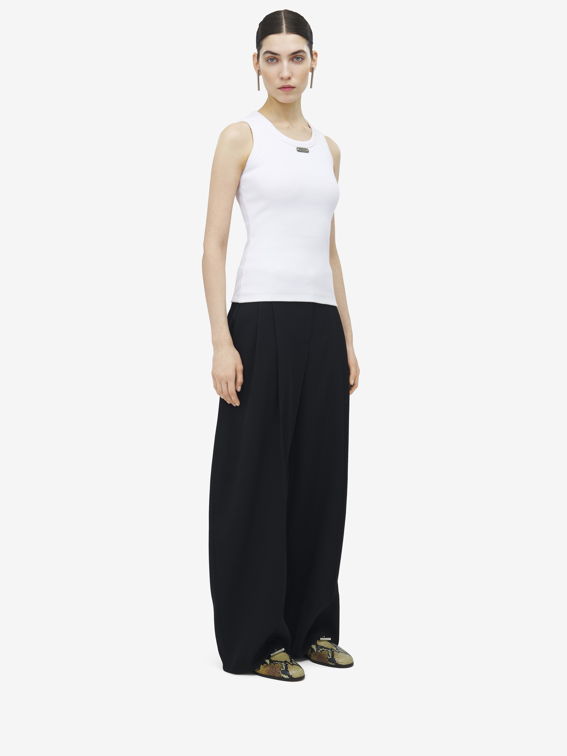 McQueen Placket Tank Top - 4