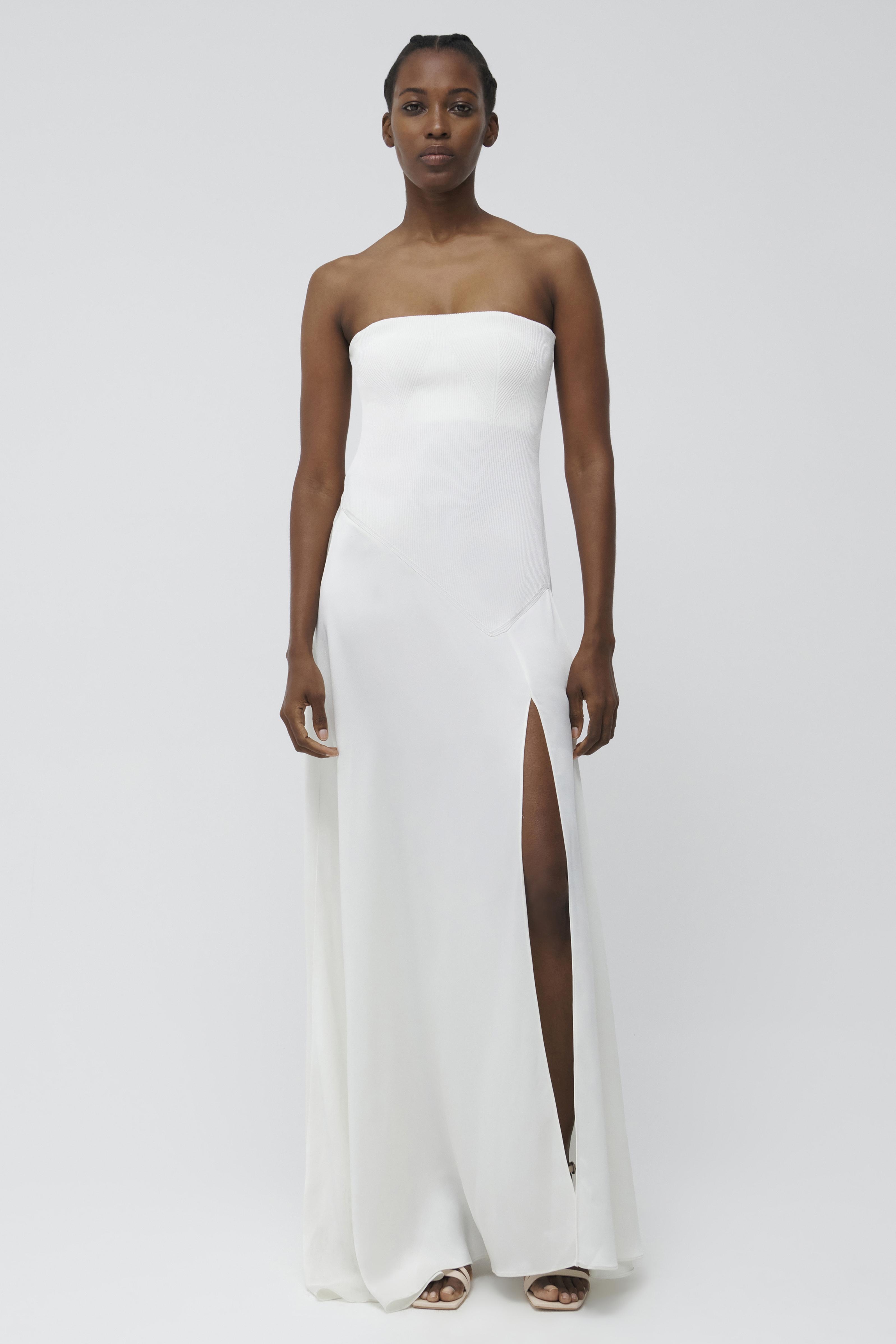 knee length dresses for ladies Simkhai Kenlie Midi Dress