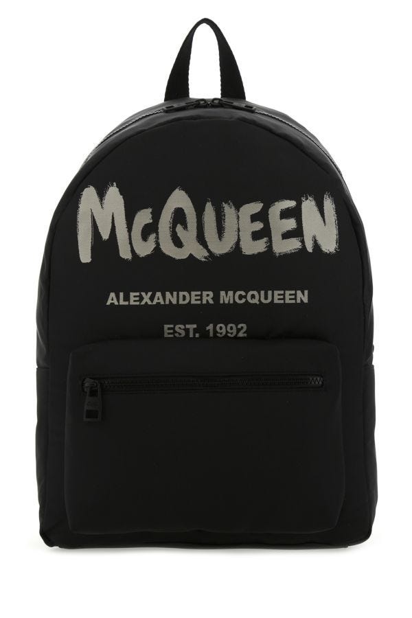Black canvas Metropolitan backpack - 1