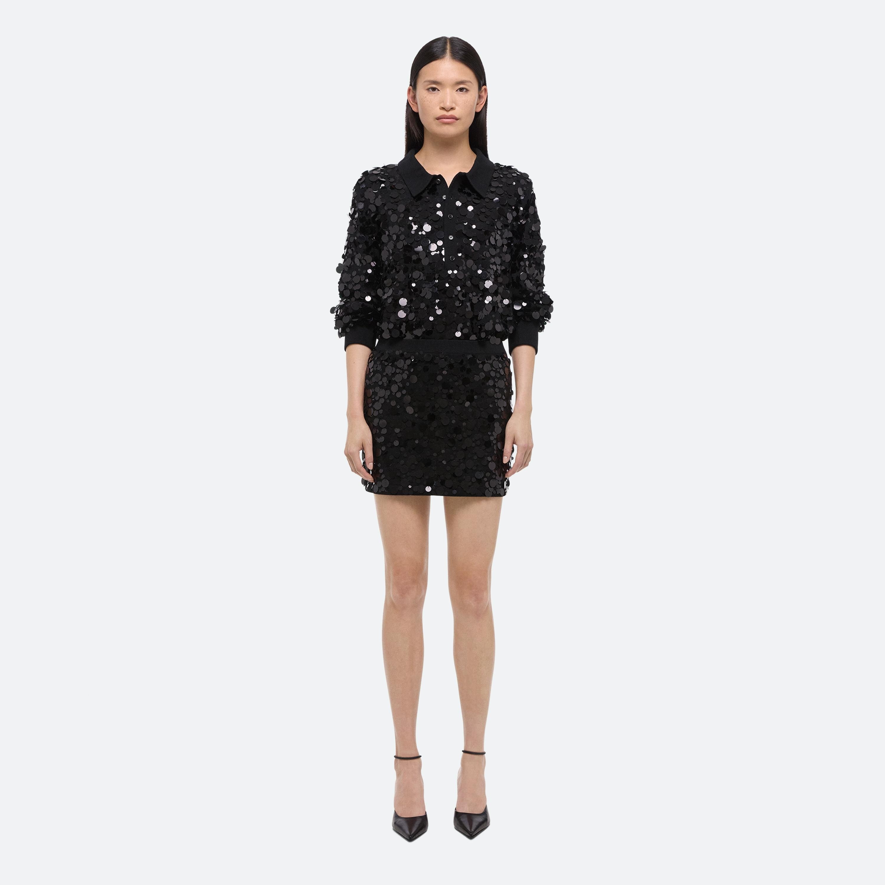 PAILLETTE MINI SKIRT - 3