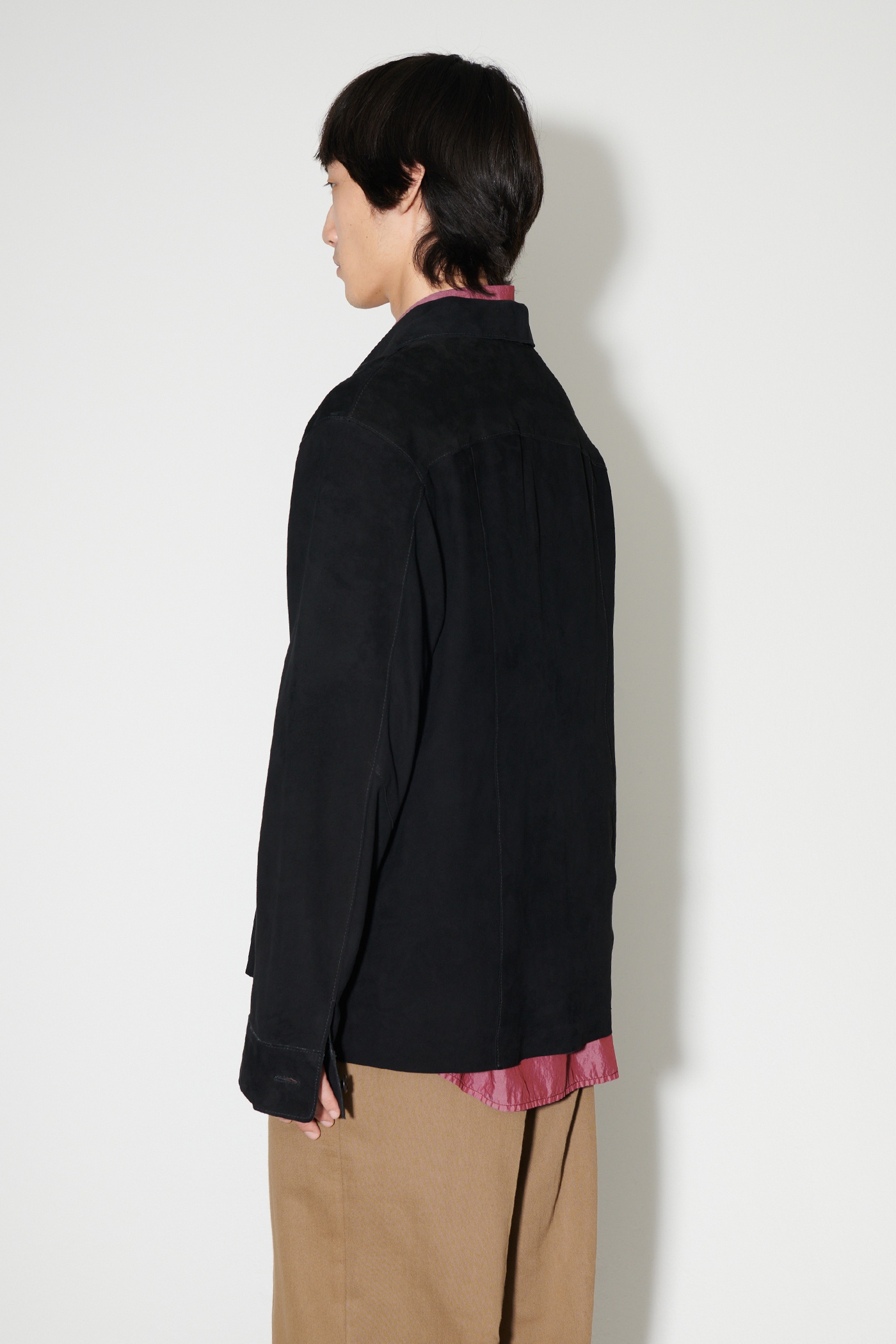 Welding Shirt Lithe Black Suede - 4