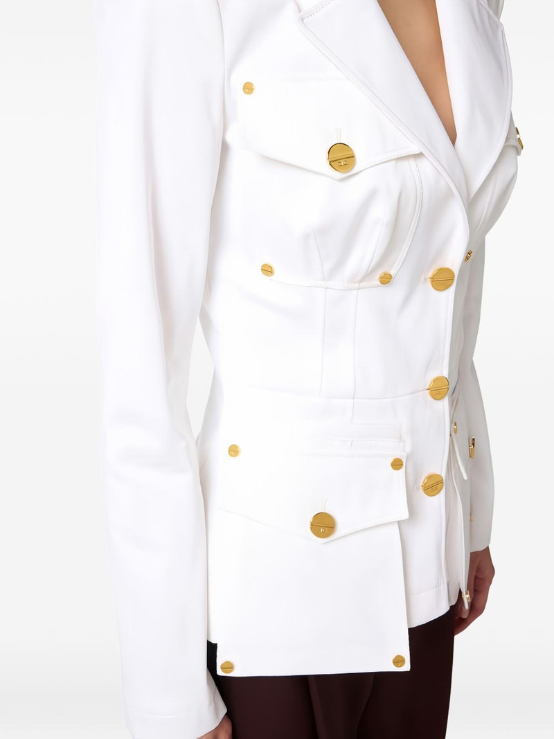 gabardine cargo-pockets jacket 5