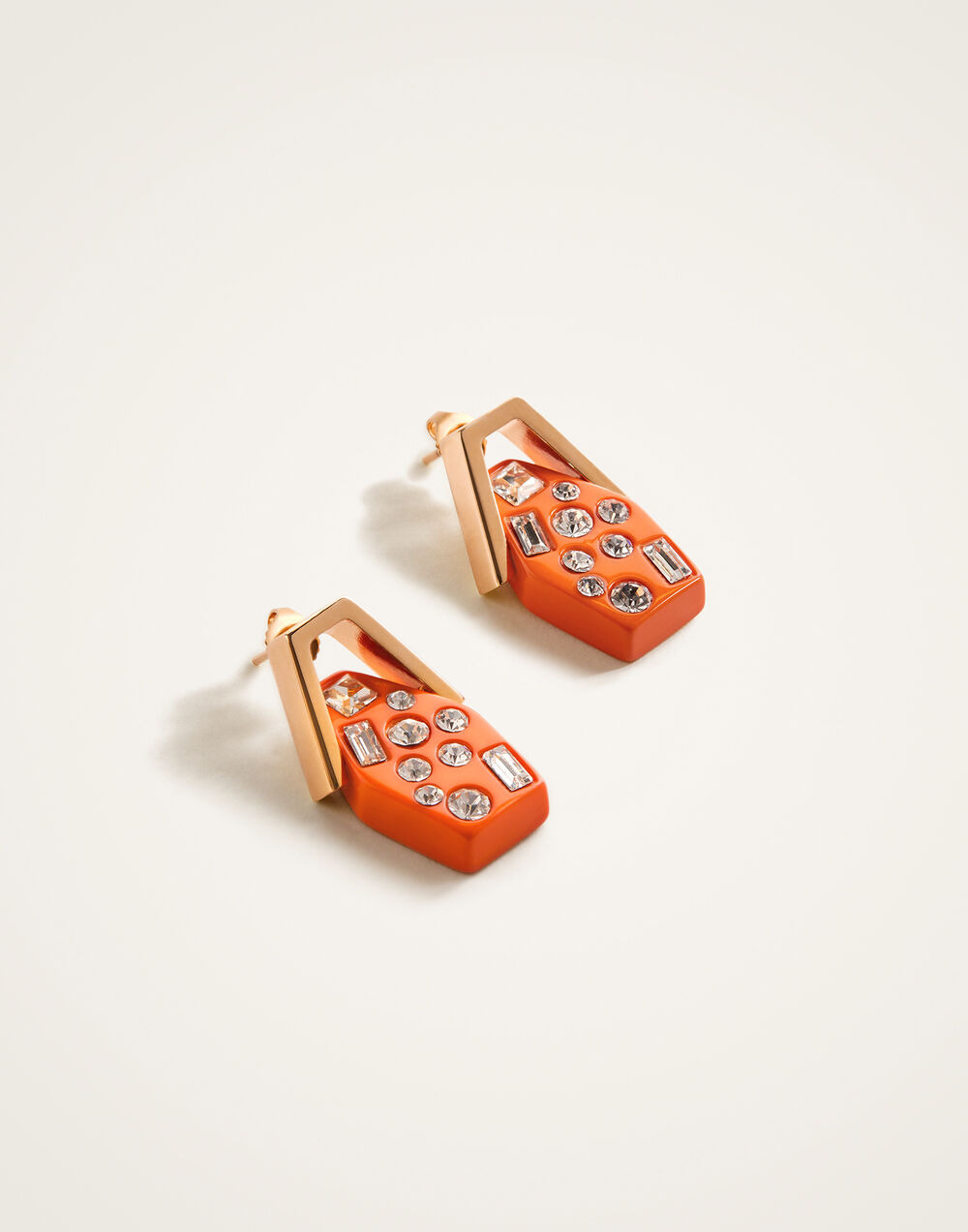Crystalled Portal Earrings - 5