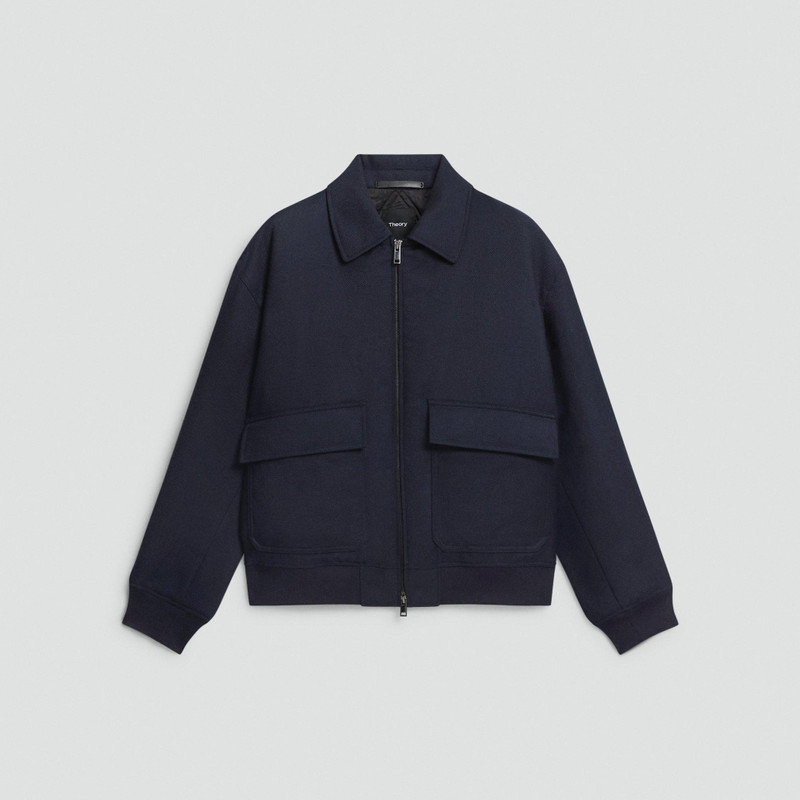 Modern Aviator Jacket in Dapper Wool 1
